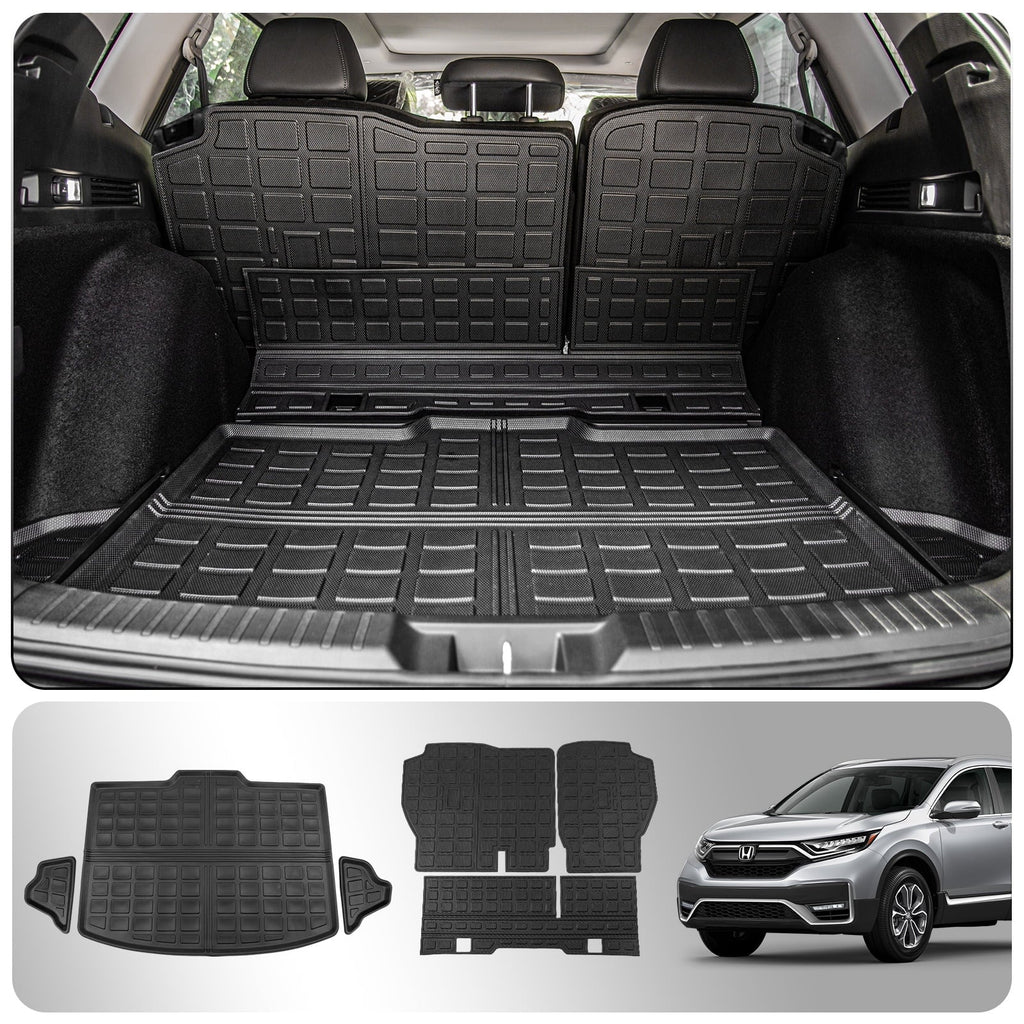 Fit 2023 2024 Honda CRV 2024 mats Car Cargo Liner Trunk Mat Back Sizeeat Cover Protector 2024 Honda Cr-v Fuel Accessories