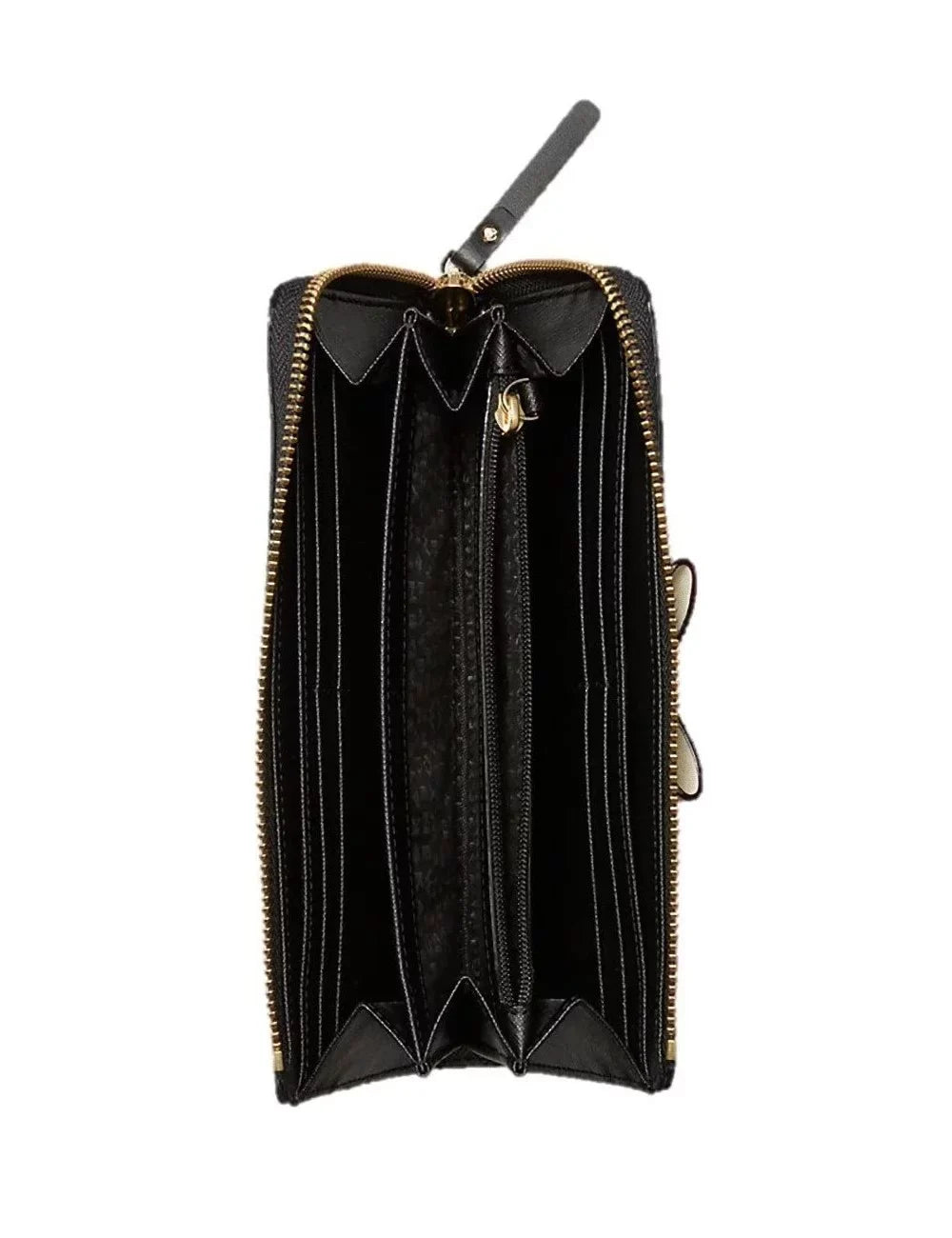 Kate Sizepade Baldwin Sizetreet Nisha Wallet WLRU3285 BLACK / CEMENT