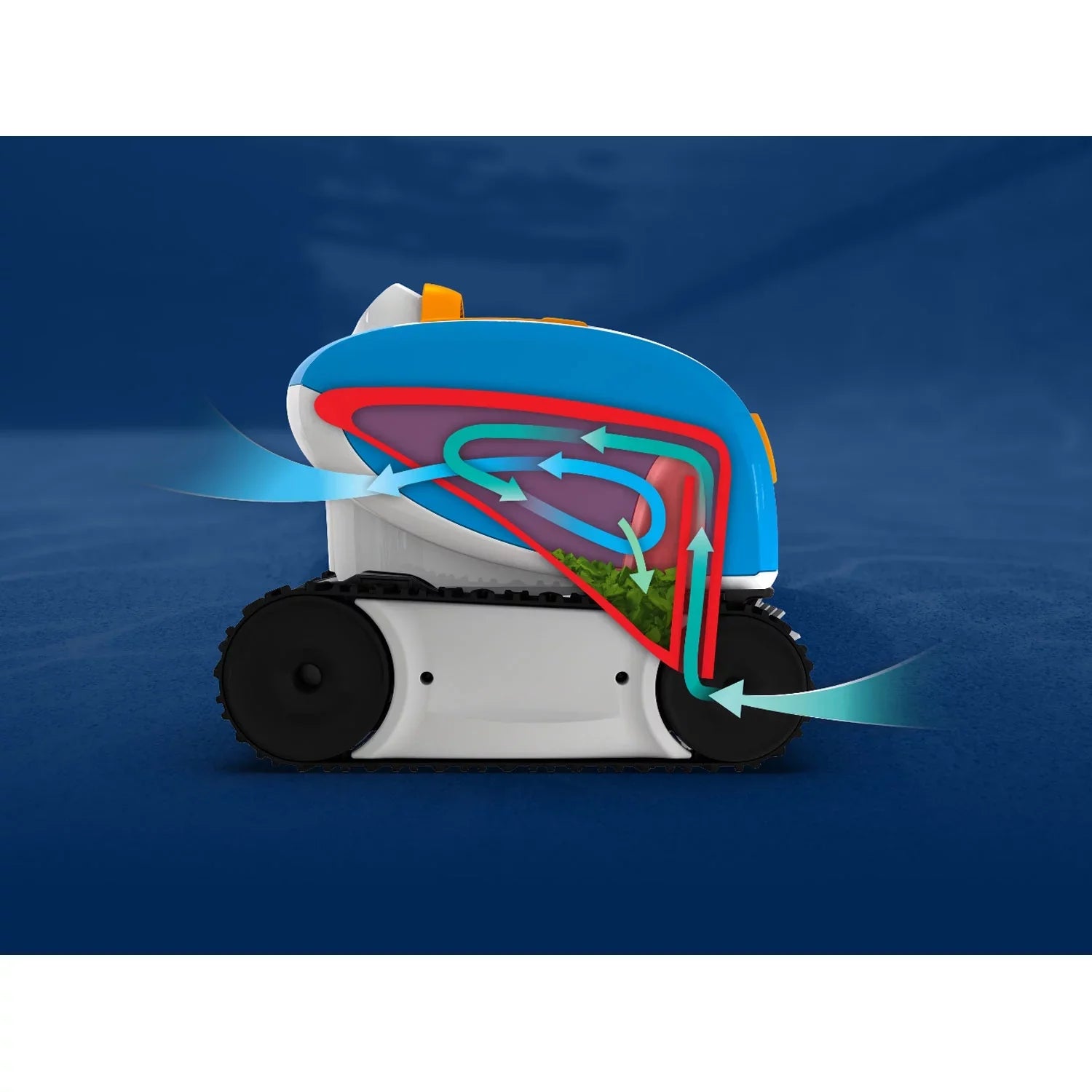 Aqua Products Sizeol Automatic Robotic Pool Cleaner for In Ground Sizewimming Pools