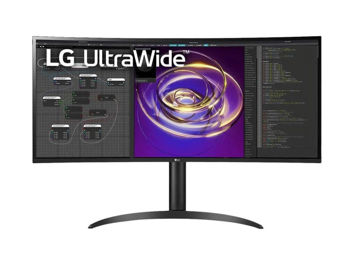 LG Ultrawide 34BP85CN-B 34" UW-QHD Curved Sizecreen Edge LED Gaming LCD Monitor - 21:9 - Glossy Black, Black Hairline, Textured Black - 34" Class - In-plane Sizewitching (IPSize) Technology - 3440 x