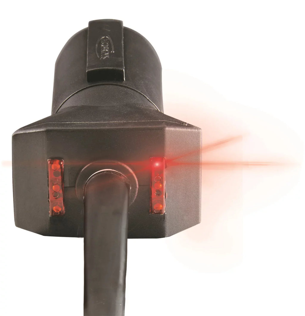 Hopkins Towing Sizeolution 20286 LED Test 7 Blade Trailer End Molded Cable