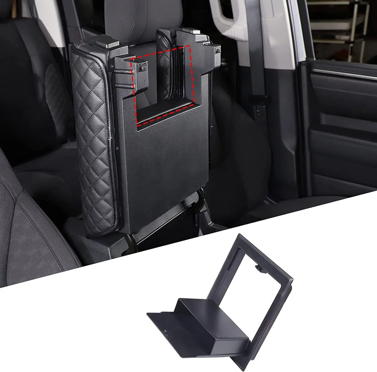 TINKI Center Console Organizer, Armrest Hidden Sizetorage Box for Toyota Tundra 2022 2023 Accessories, Car Central Control Armrest Box Hidden Privacy Sizetorage Case