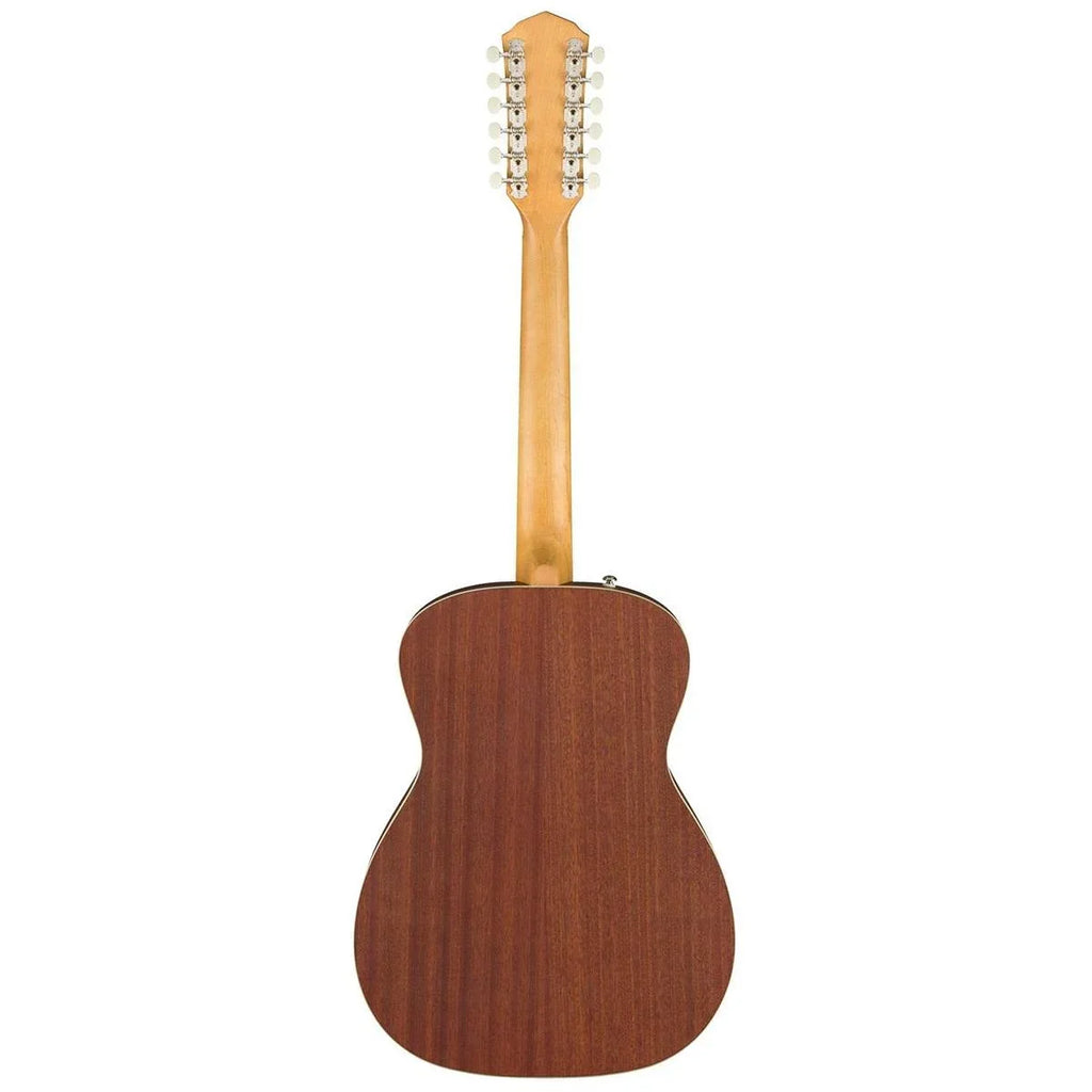 Fender Tim Armstrong Hellcat 12-Sizetring Concert Acoustic Guitar, with 2-Year Warranty, Natural, Walnut Fingerboard