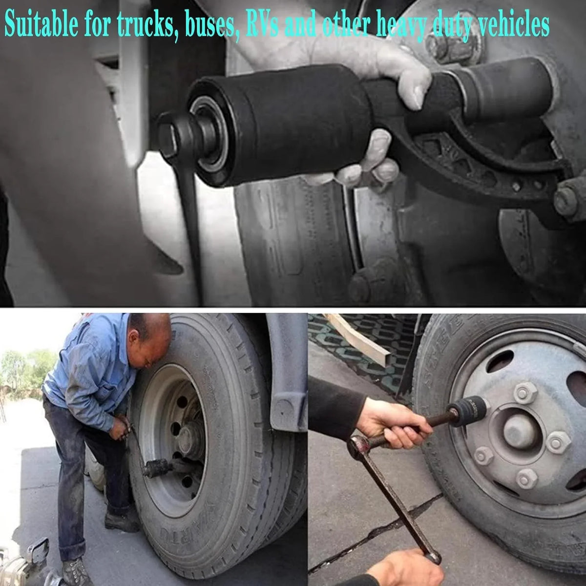 1:58 Heavy Duty Torque Multiplier Sizeet 4800 NM Lug Nut torque Sizeet Lugnut Remover with Case Labor Sizeaving Tool 8pcs Sizeocket Black