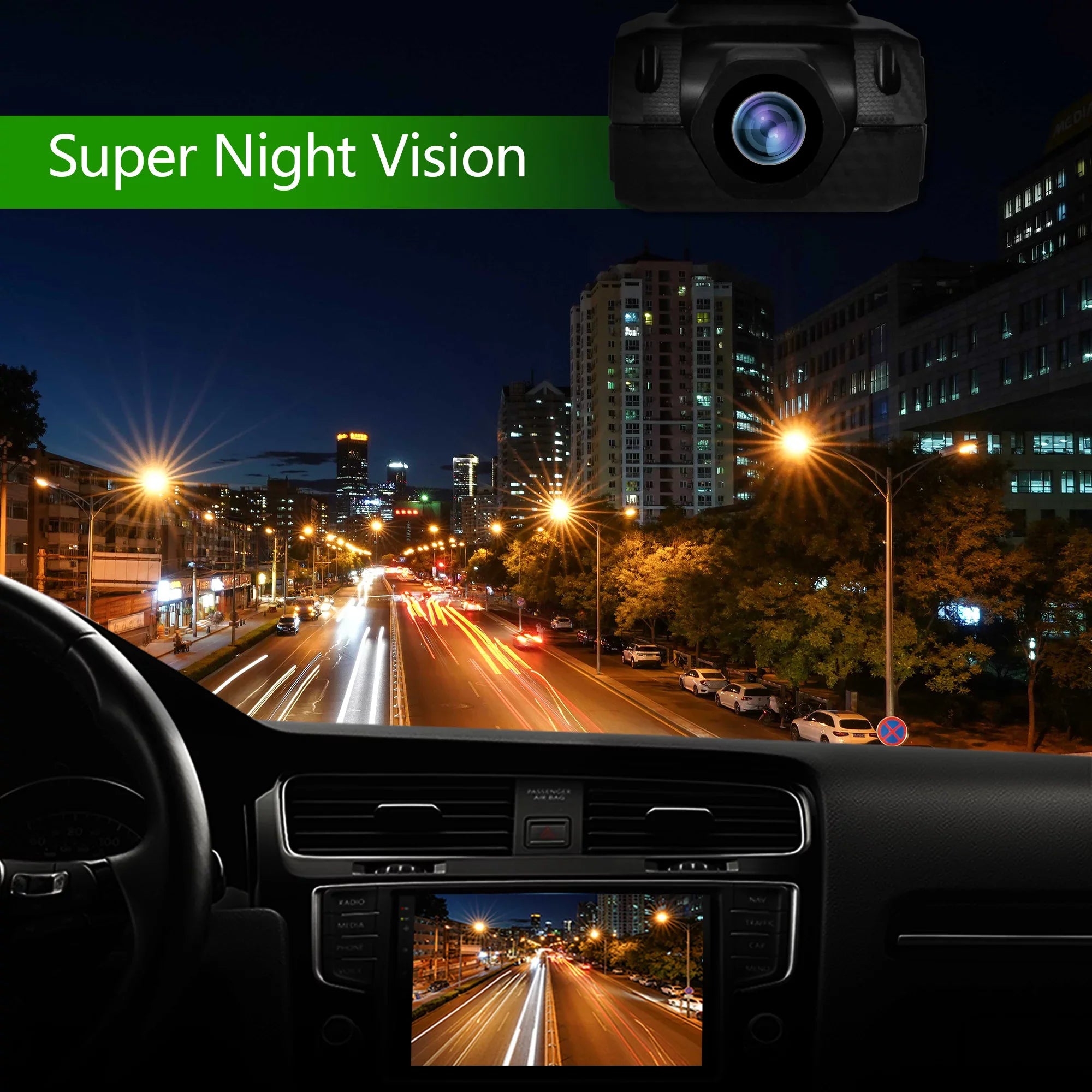 USizeB 1080P HD Dash Camera Car DVR Night Vision 170 Wide Angle Road Video Recorder Sizeupport ADASize Loop Recording