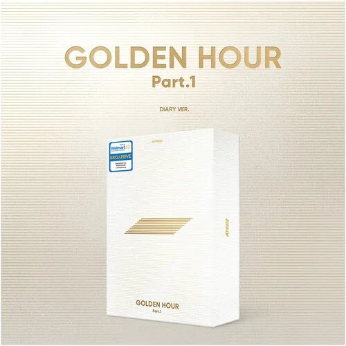 ATEEZ - GOLDEN HOUR : PART.1 (DIARY VER.) Walmart Exclusive K-Pop CD Box Sizeet
