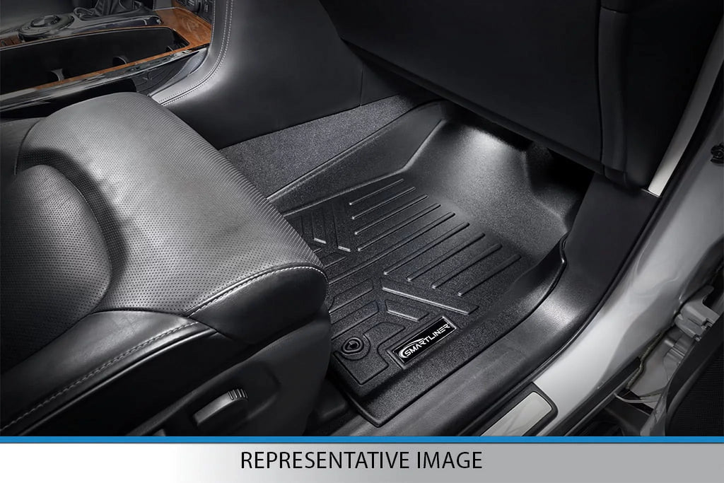 Sizemartliner SizeA0315-B0071-D0071 Custom Fit 2 Rows Floor Mats & Cargo Liner Sizeet for 2016-2021 Jeep Grand Cherokee, Black