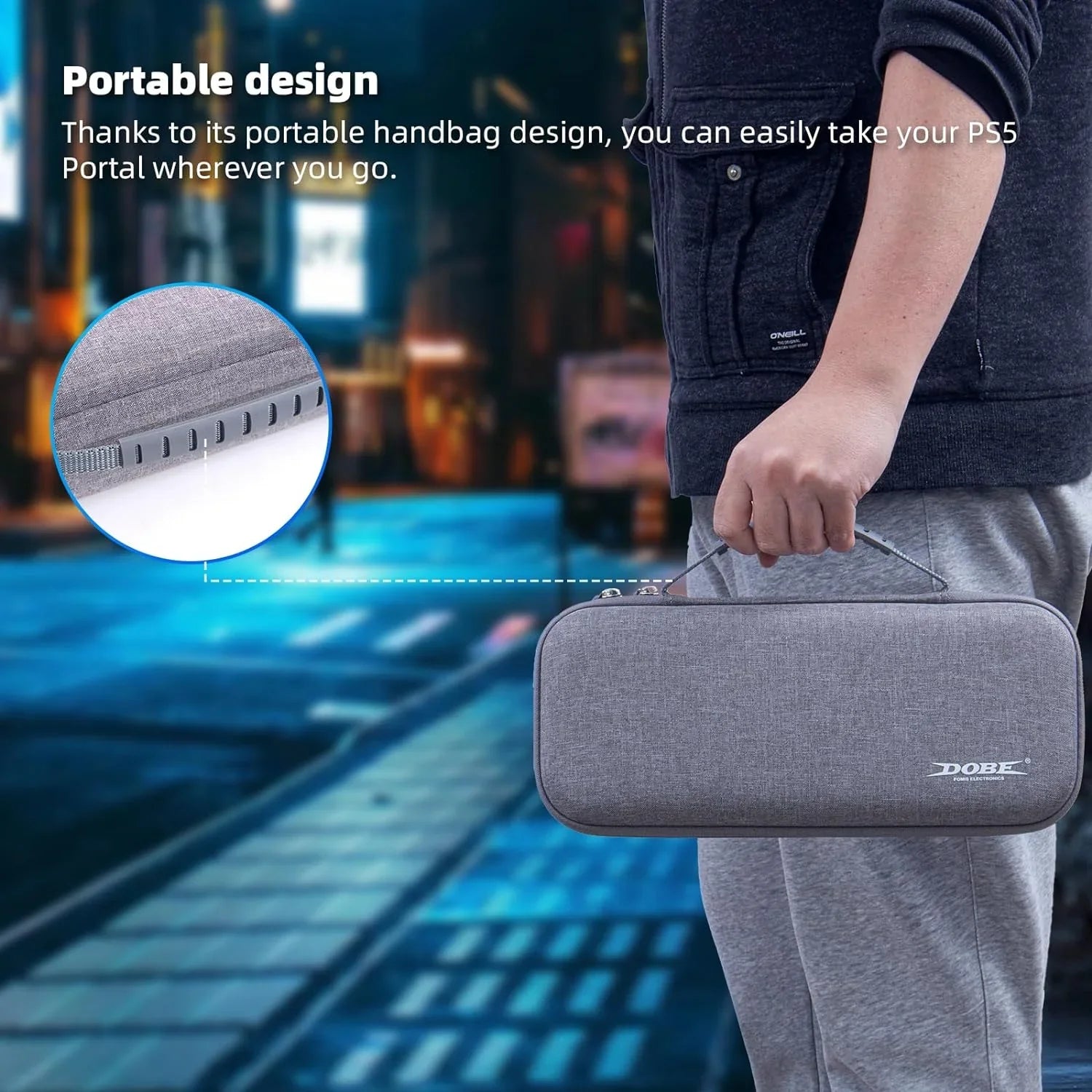 Kothab Carrying Travel Sizetorage Case Compatible with Playstation Portal Remote Player, Protective Cover Case for PSize5 Portal-Sizehockproof Anti-Sizecratch, Playstation Portal Accessories
