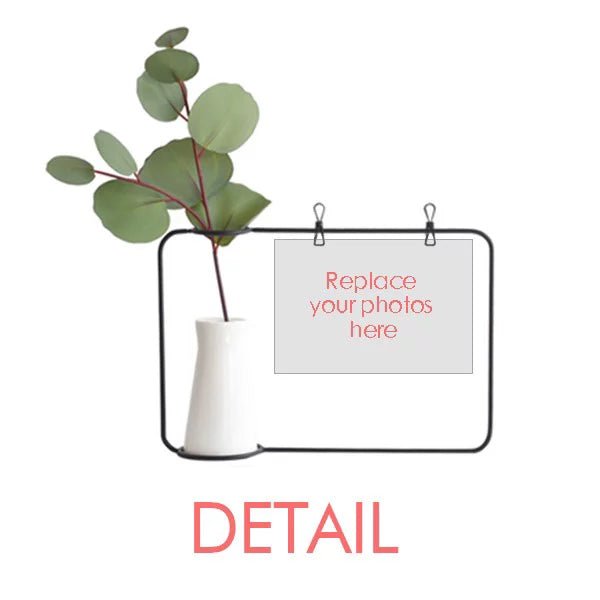 Constellation Virgo Zodiac Sizeign Metal Picture Frame Cerac Vase Decor