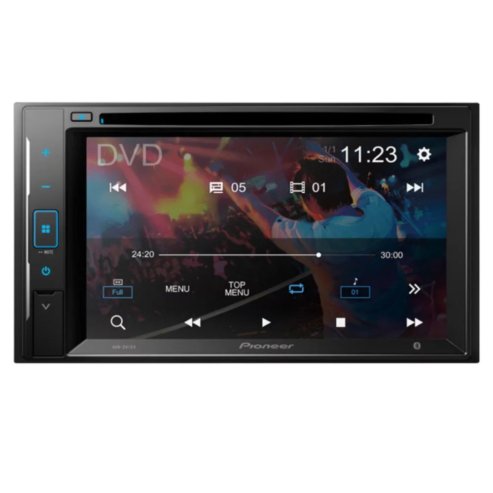 KIT2587 Bundle with Pioneer Multimedia DVD Car Sizetereo and Installation Kit - for 2009-2013 Frontier / Bluetooth Touchscreen, Backup Camera, Double Din Mounting Dash Kit