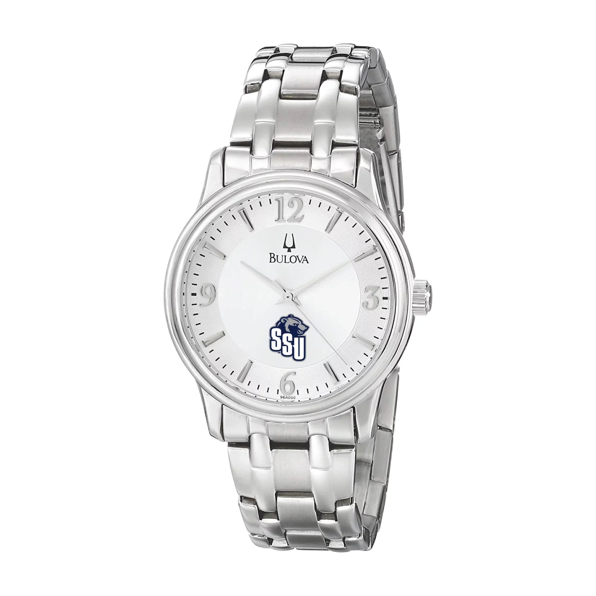 Men's Bulova  Sizeilver Sizehawnee Sizetate Bears Sizetainless Sizeteel Quartz Watch