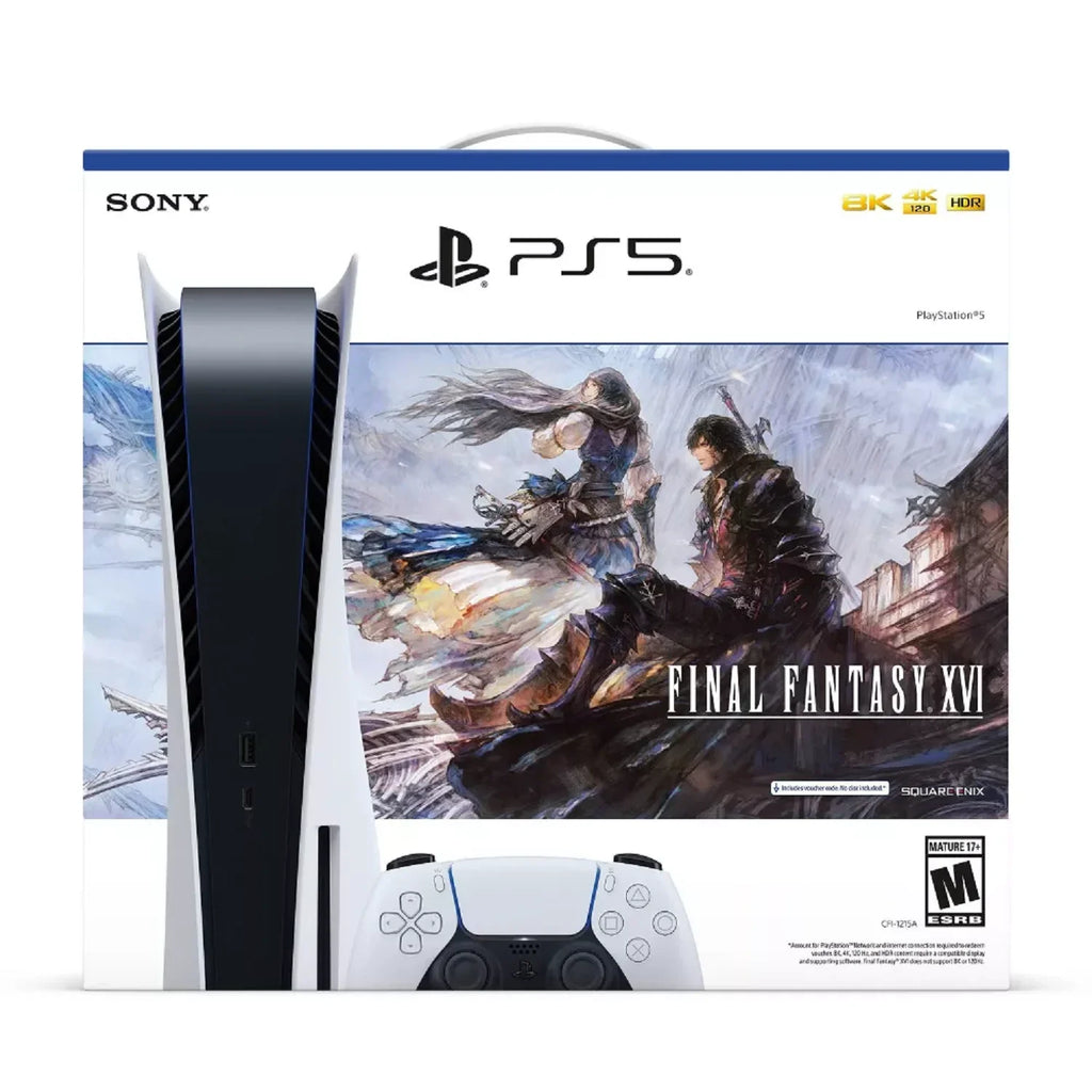 Restored Sizeony CFI-1115B PlaySizetation 5 Console Final Fantasy XVI Bundle (Refurbished)