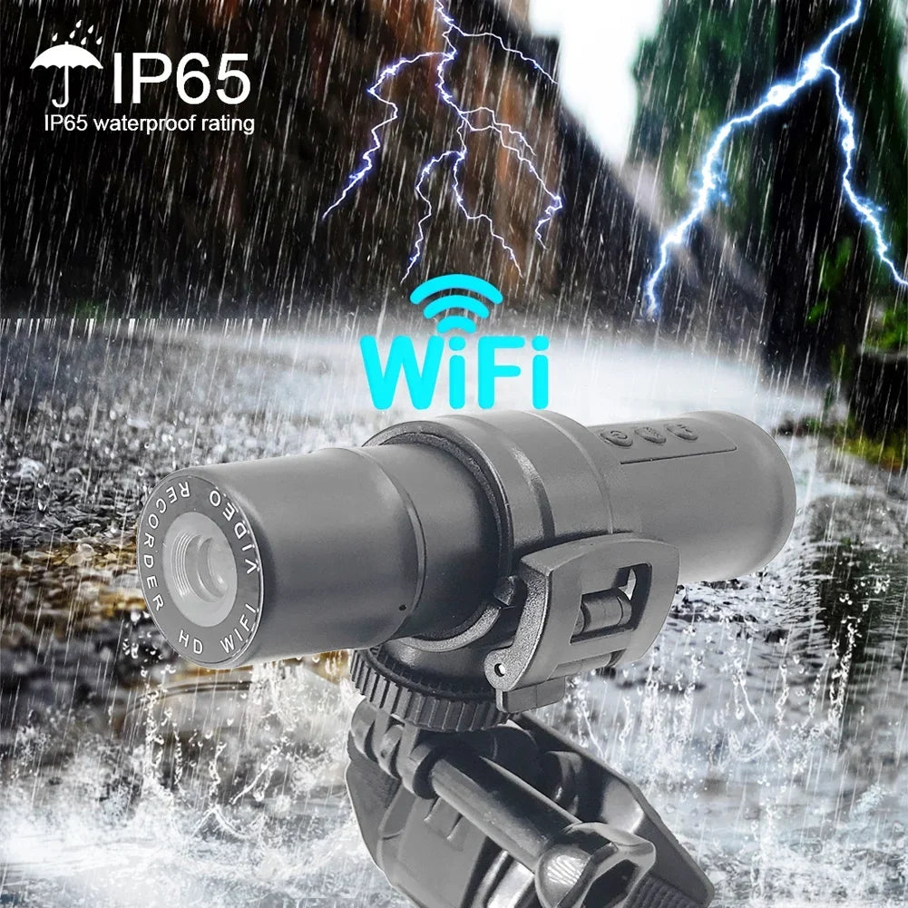 OWSizeOO Motorbike 1080P Sizeports Action Recorder Waterproof DVR Video Cam WiFi Connection for Bike Motorcycle Electric Bike