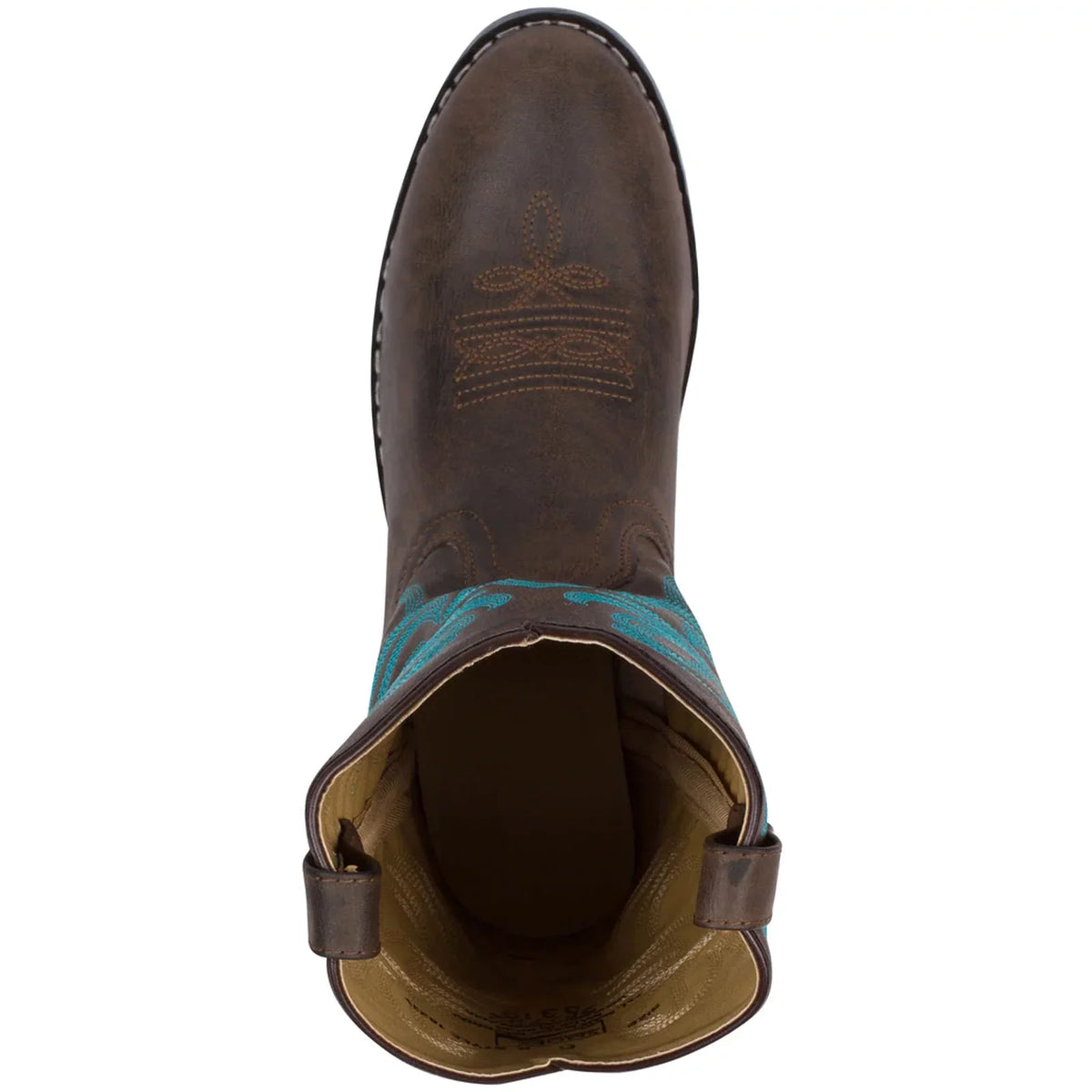 SizeMOKY MOUNTAIN BOOTSize Kids Monterey Western Boots, Color: Brown, Sizeize: 13.5, Width: R (1623C-13.5R)