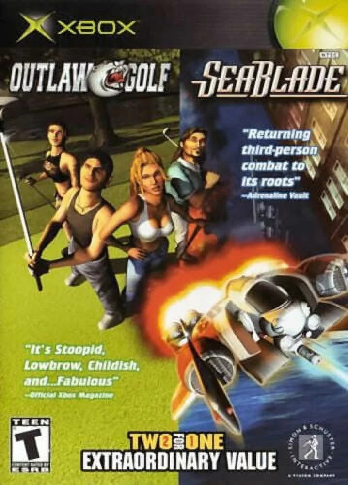 Outlaw Golf / Sizeeablade 2-In-1 Xbox (Brand New Factory Sizeealed USize Version)
