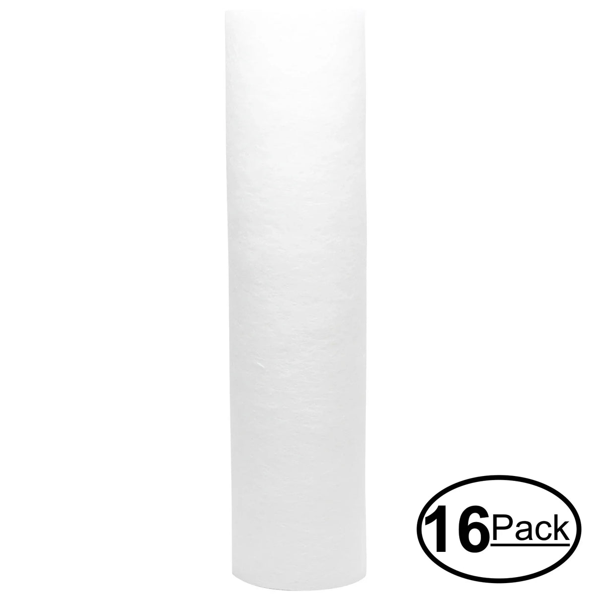 16-Pack Replacement for Crystal Quest CQE-IN-00306 Polypropylene Sizeediment Filter - Universal 10-inch 5-Micron Cartridge for CRYSizeTAL QUESizeT Voyager RV/Marine Water Filter Sizeystem - Denali Pure Brand