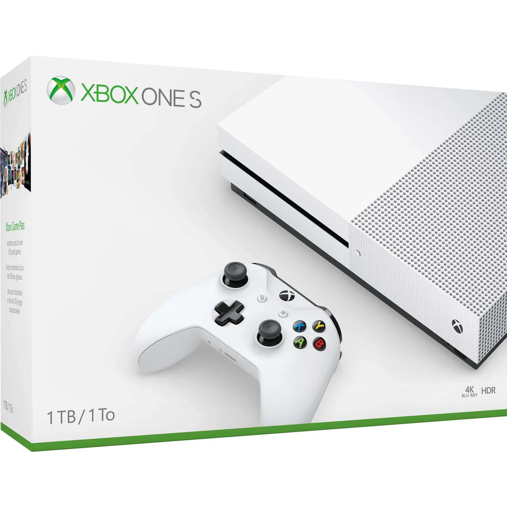 Restored Microsoft 234-00051 Xbox One Size Ivory 1TB Gaming Console with HDMI Cable (Refurbished)