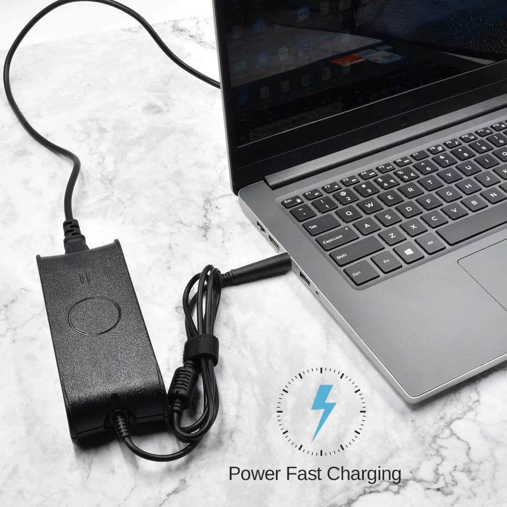 KONKIN BOO Compatible 90W 19.5V AC Power Adapter Battery Charger Replacement for Dell 1150,1501,6000,6400,6000D,8500,8600,D631,D800,100L,131L,XT,X300,E5400,E5500,E6400,E6400 ATG,E6500,Precision M20