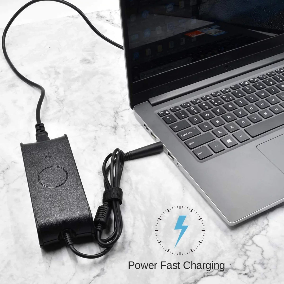 KONKIN BOO Compatible 90W 19.5V AC Power Adapter Battery Charger Replacement for Dell 1150,1501,6000,6400,6000D,8500,8600,D631,D800,100L,131L,XT,X300,E5400,E5500,E6400,E6400 ATG,E6500,Precision M20
