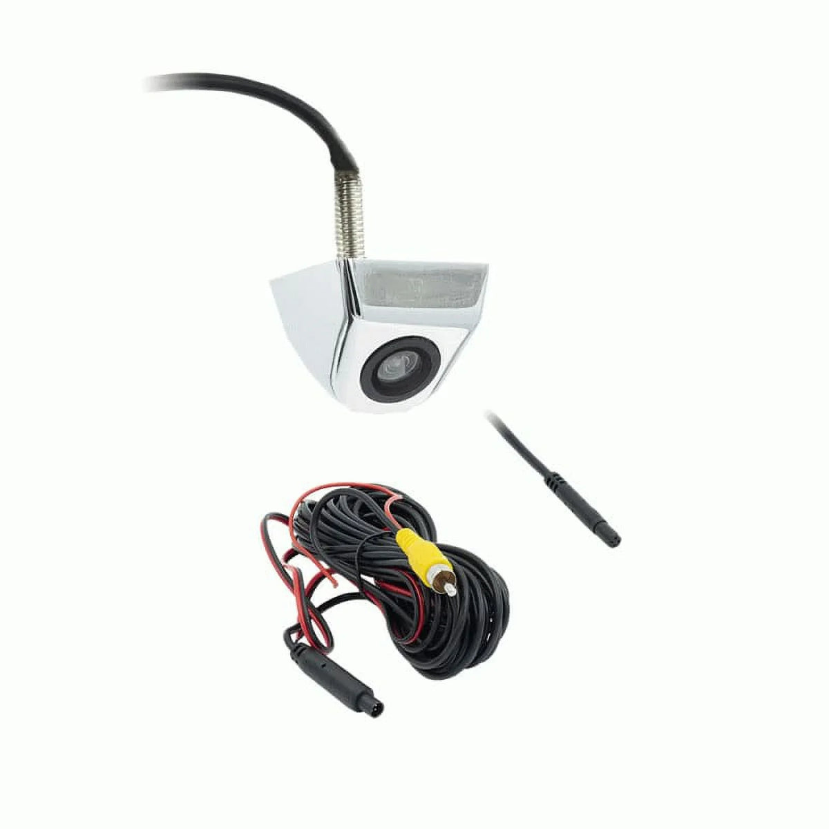 Metra TE-LPCC Above License Plate Backup Camera with Chrome Metal Housing