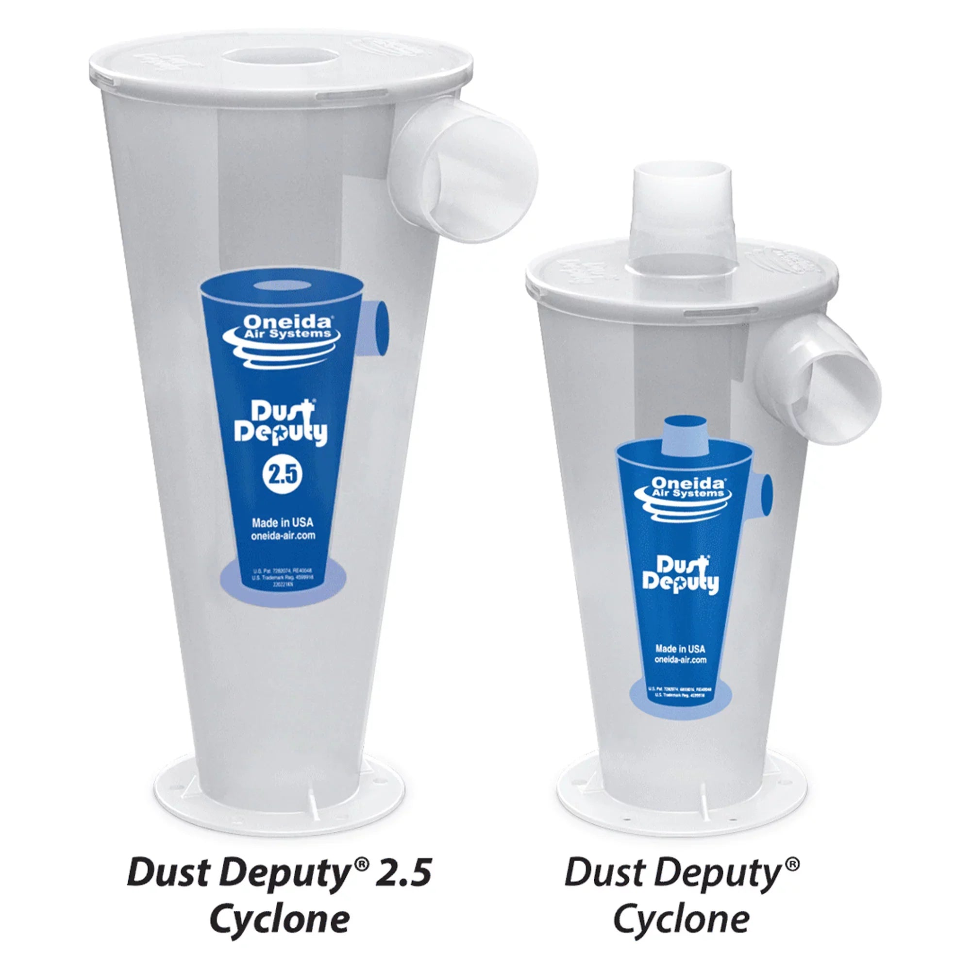 Oneida Air Sizeystems Dust Deputy 2.5 Plus Anti-Sizetatic Cyclone Sizeeparator