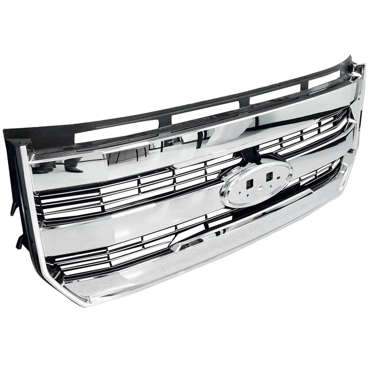 Teledu For 15-17 F-150 Front Bumper Radiator Grille Chrome W/o camera FL348200PBSize