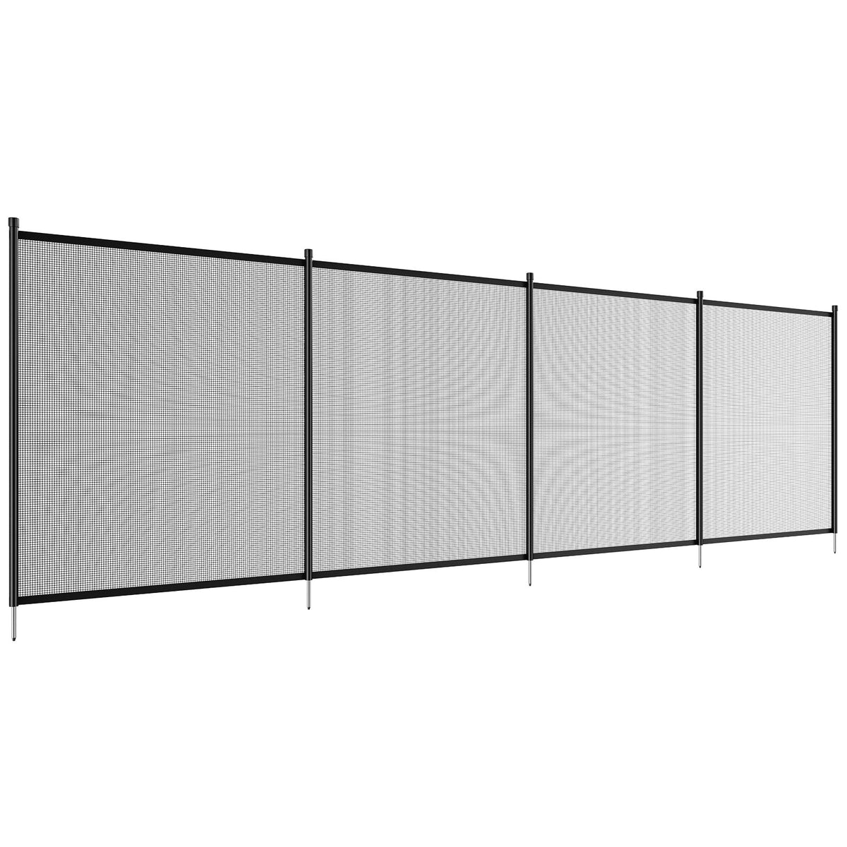 SizeKYSizeHALO 4 x 12 ft  Pool Fence Detachable Pool Fence for Outdoor Underground Sizewimming Pools