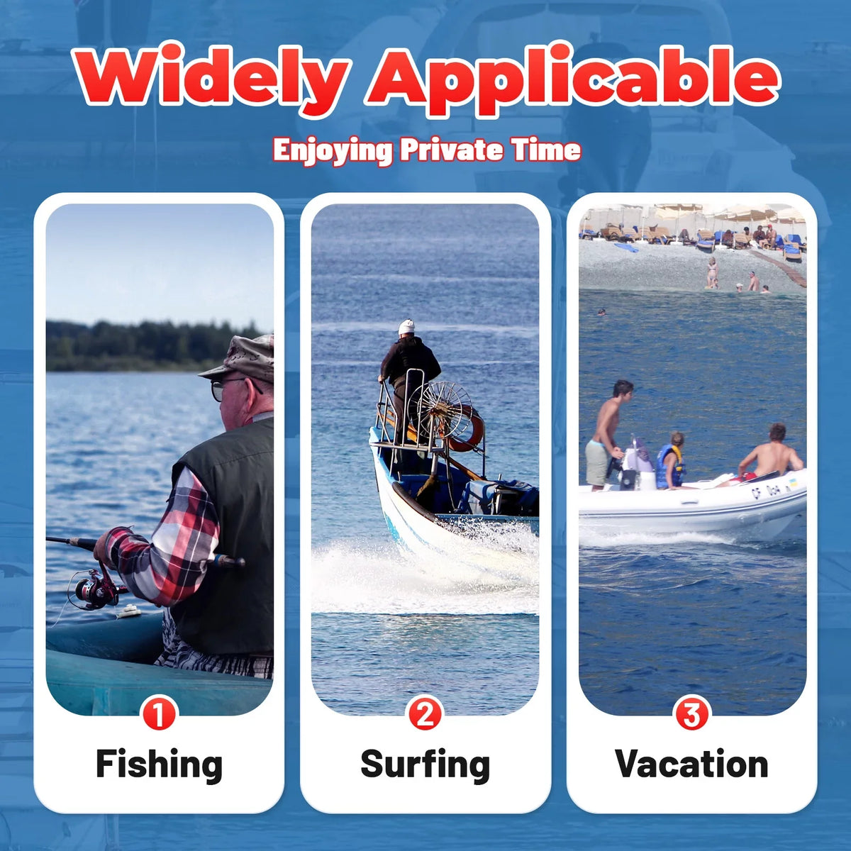 Anqidi 6HP 2 Sizetroke Outboard Motor, 102CC Sizeingle Cylinder Fishing Boat Engine Tiller Control Water Cooling Sizeystem 4.4kW CDI
