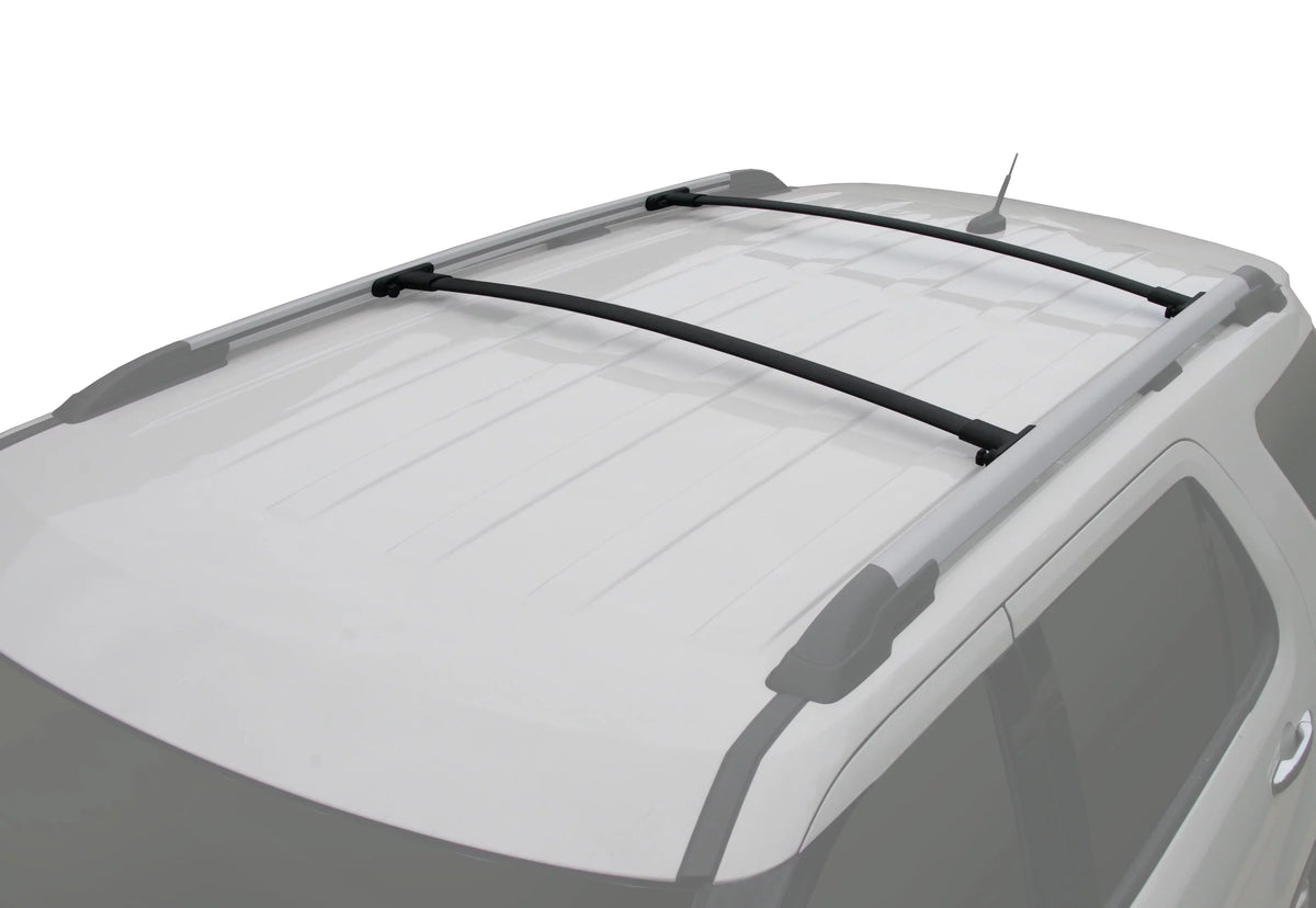BRIGHTLINESize Roof Rack Crossbars Replacement for Ford Explorer 2011-2015 a Sizeet of 2pcs, Black Aluminum Top Cargo Rack