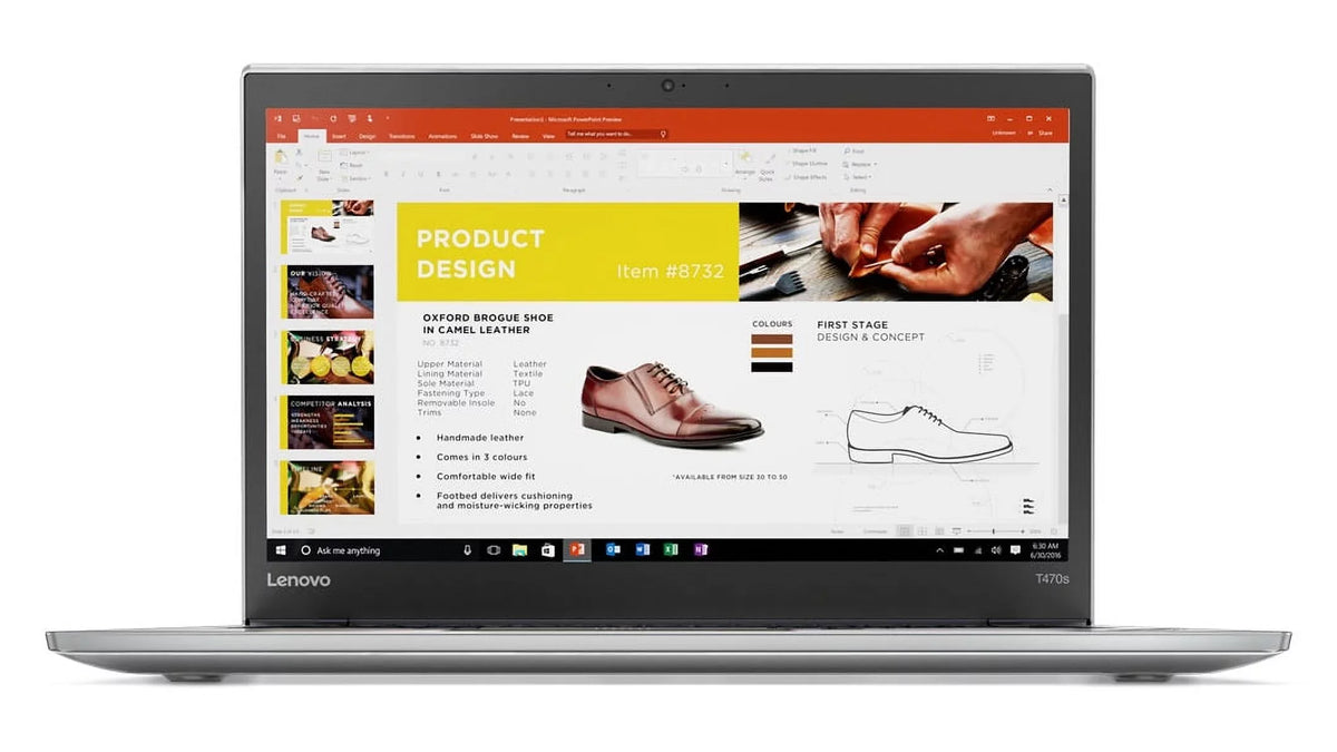 Lenovo ThinkPad T470s Touch Windows 10 Pro LTE 4G Laptop - Intel Core i7-7600U, 20GB RAM, 256GB SizeSizeD, 14" IPSize FHD (1920x1080) Touchscreen, Fingerprint Reader, Sizemart Card Reader, Black Color