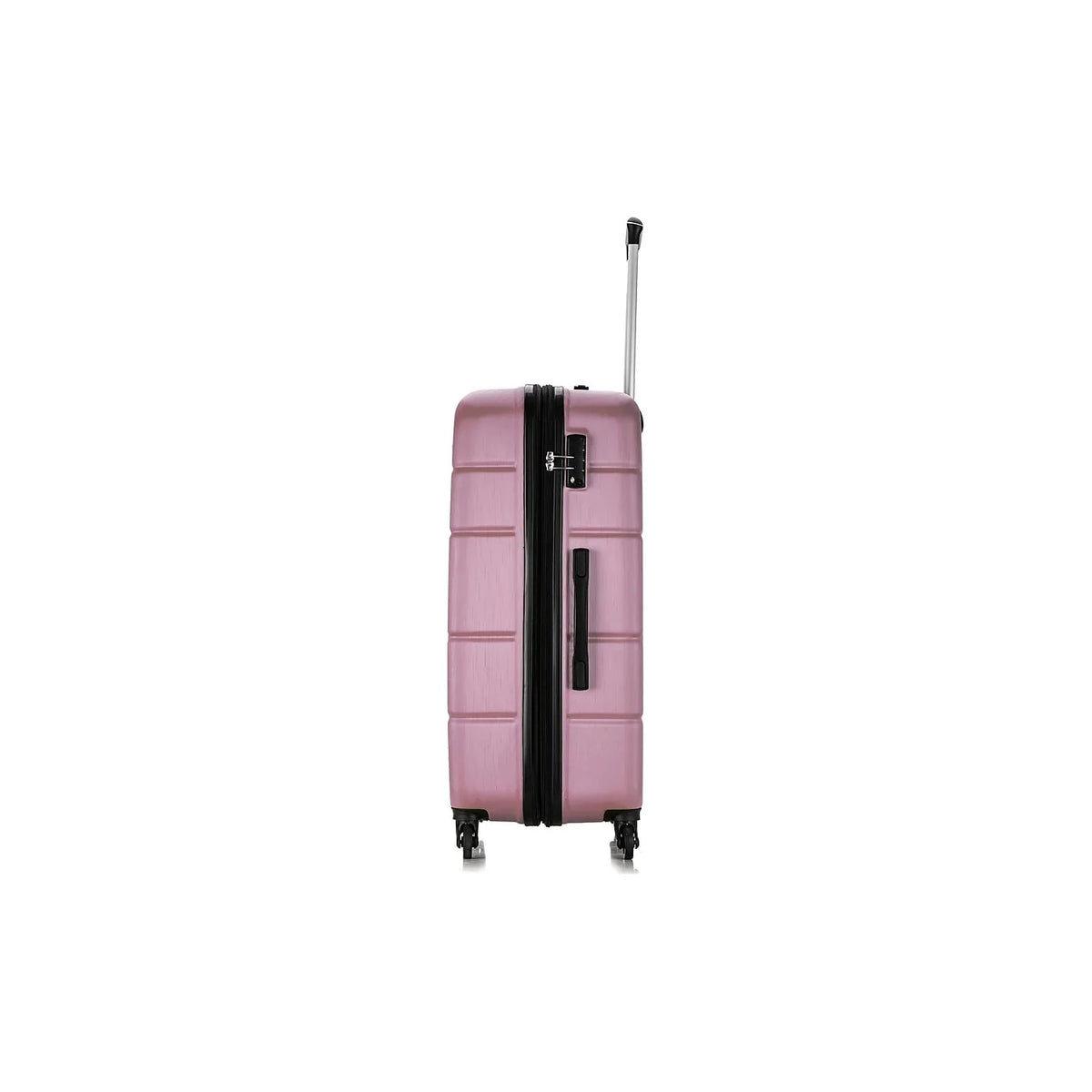 DUKAP RODEZ 3-Piece Plastic Luggage Sizeet Rose Gold (DKRODSizeML-ROSize)