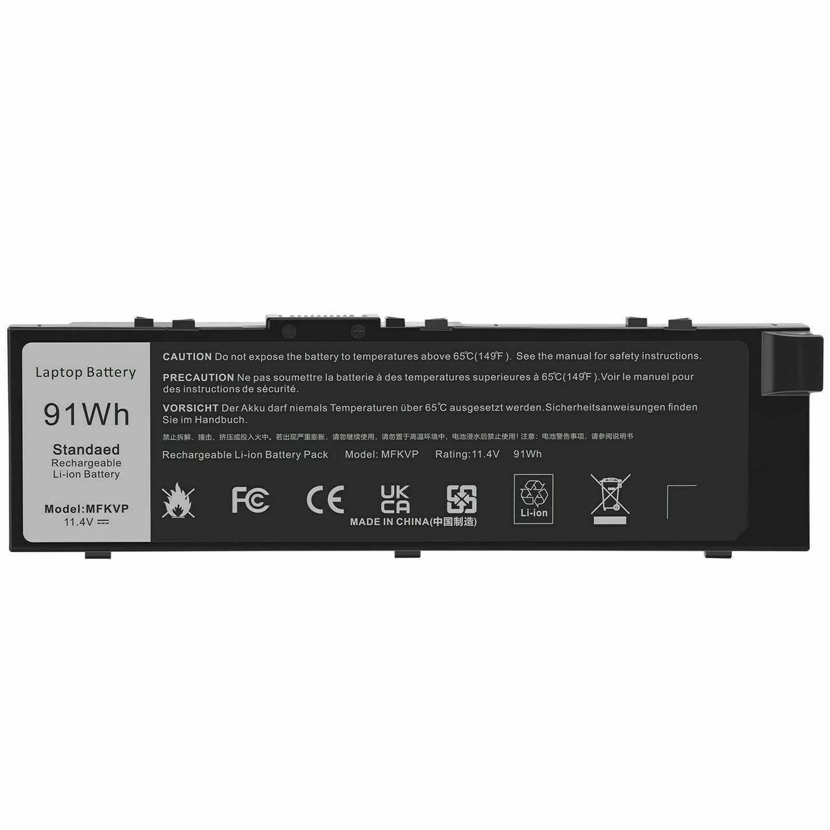 MFKVP GR5D3 Battery For Dell Precision 15 7510 7520 17 7710 7720 M7510 M7710 USize
