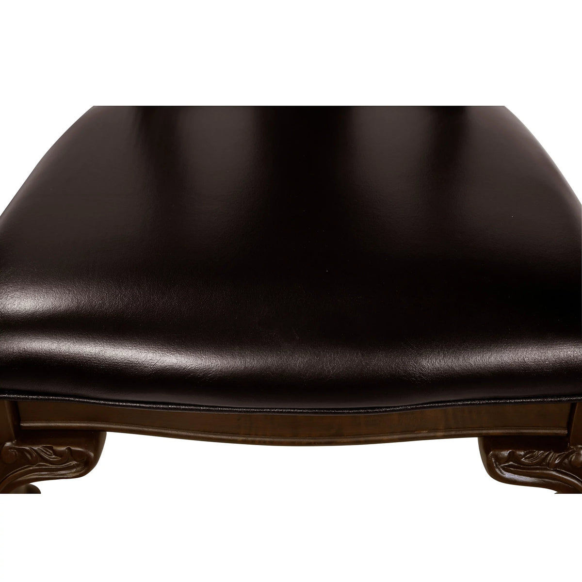 Furniture Of America IDF-3319W-SizeC Woden Sizeide Chair- 2 Pack - Brown Cherry