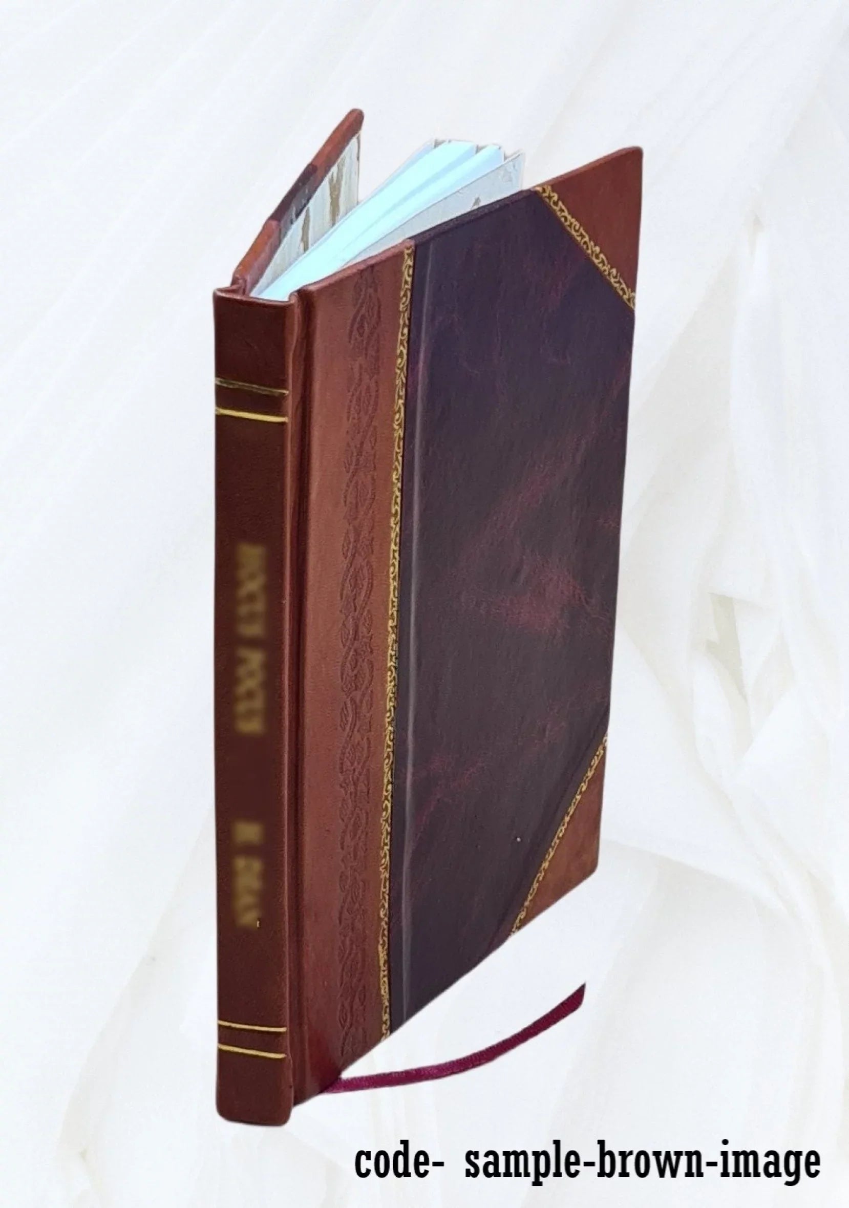 Handleiding voor de kultuur van padi op natte velden (sawahs) / door Raden Hadji Moehamad Moesa. 1864 [Leather Bound]