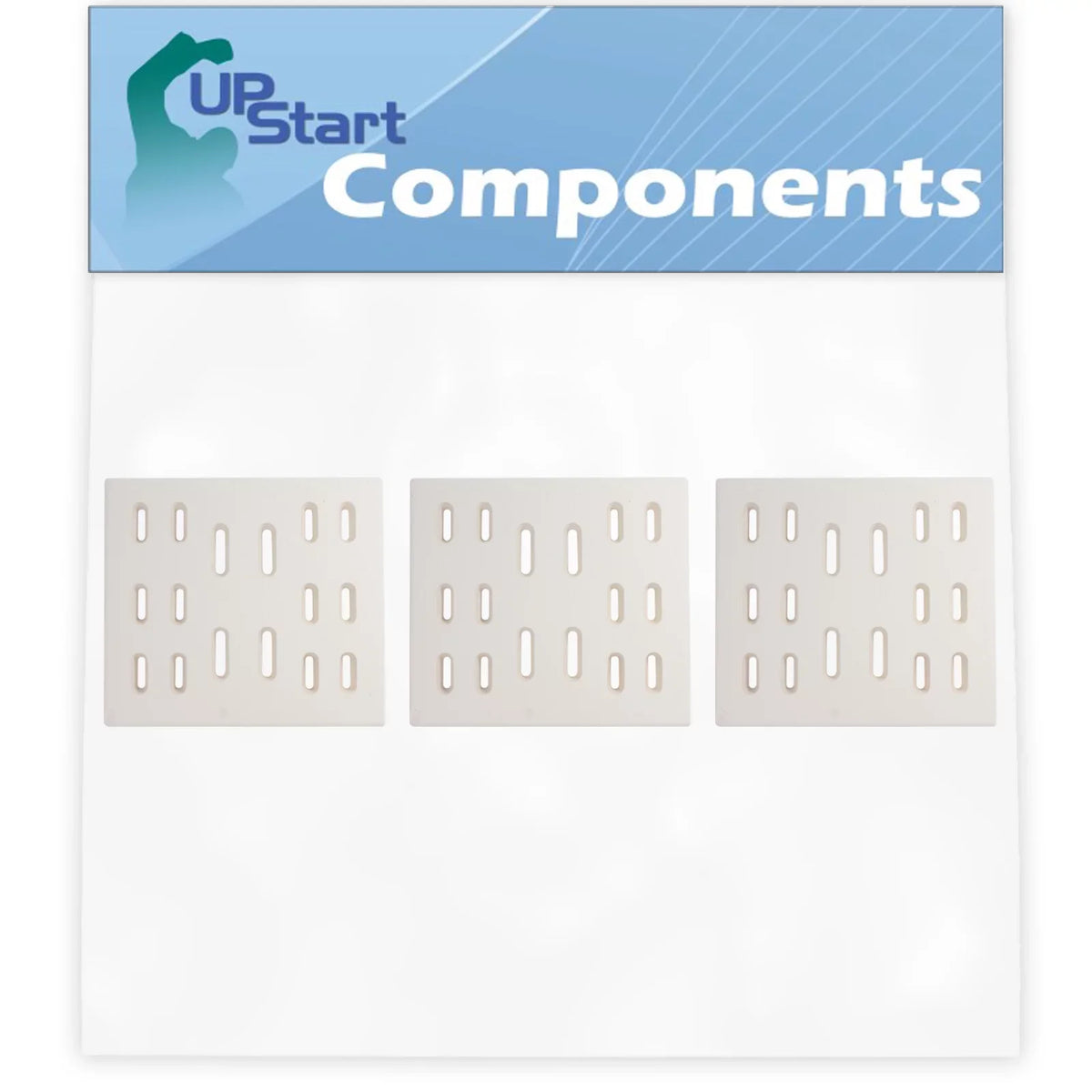 3-Pack BBQ Grill Heat Sizehield Plate Tent Replacement Parts for Sizeams Bakers & Chefs 9912T - Compatible Barbeque Ceramic Flame Tamer, Guard, Deflector, Flavorizer Bar, Vaporizer Bar, Burner Cover 8"