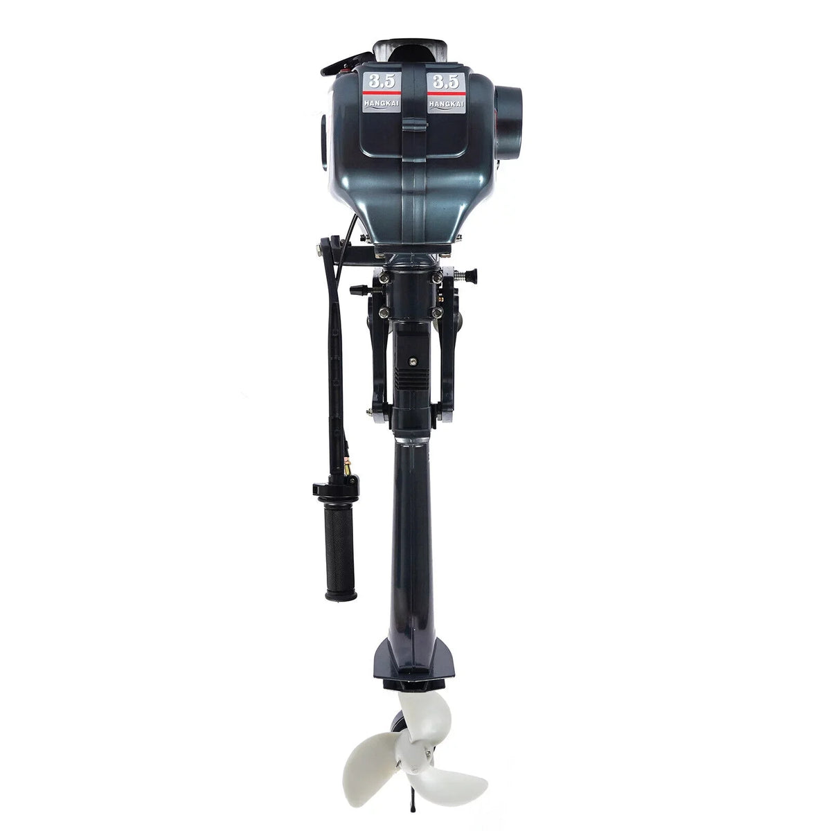 2-Sizetroke 3.5HP Outboard Motor Fishing Boat Petrol Engine CDI Sizeystem 10 Km / H