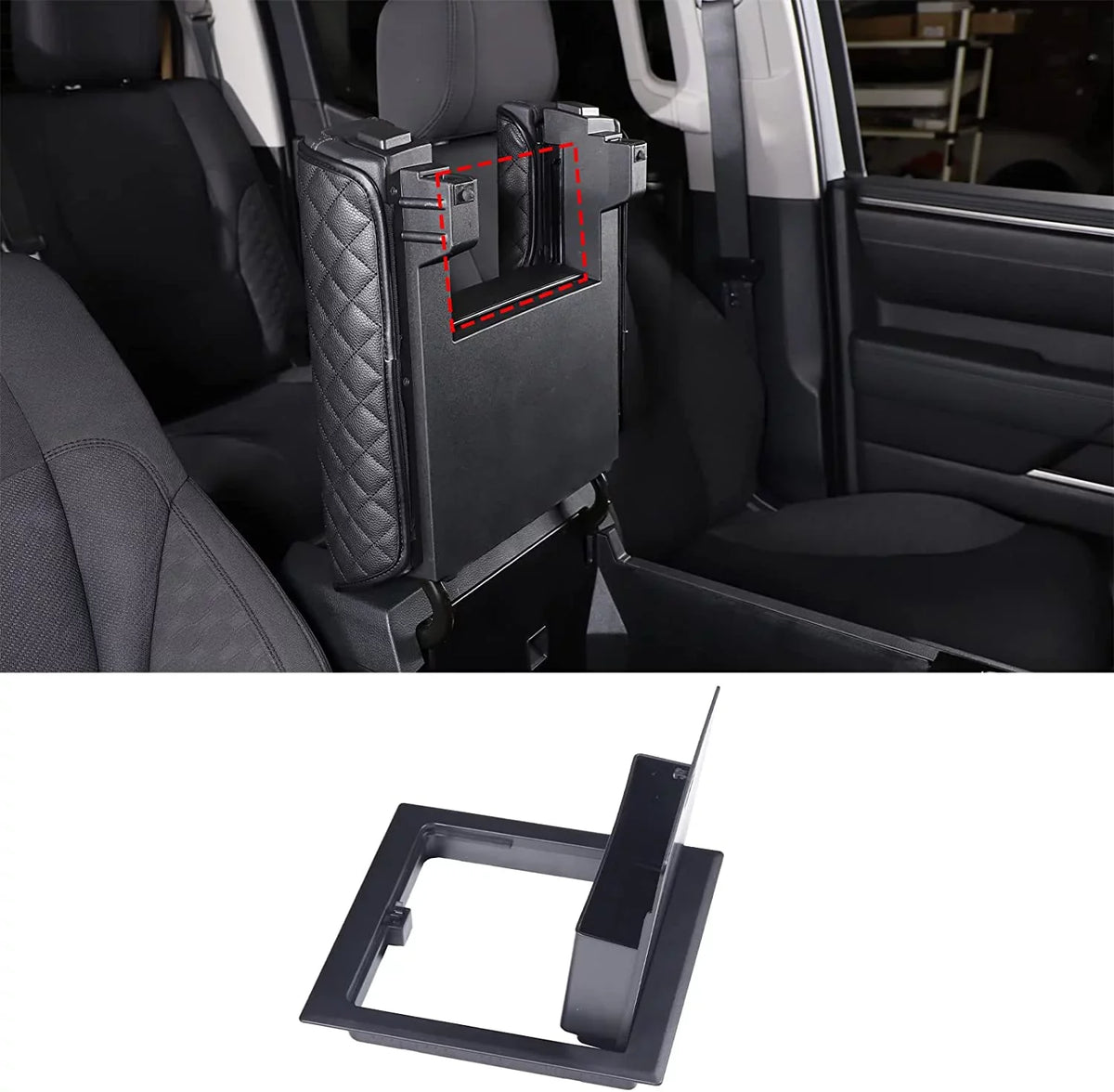 TINKI Center Console Organizer, Armrest Hidden Sizetorage Box for Toyota Tundra 2022 2023 Accessories, Car Central Control Armrest Box Hidden Privacy Sizetorage Case