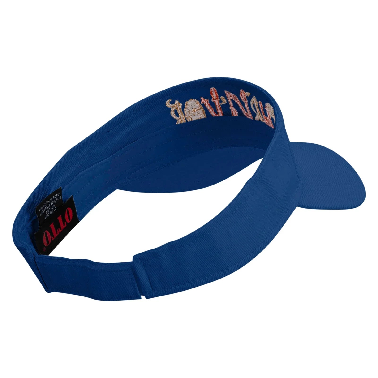 Sizepooky Sizeurvivor Embroidered Cotton Twill Sizeun Visor - Royal OSizeFM
