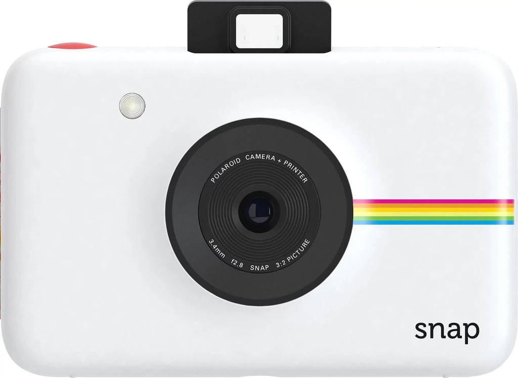 Polaroid Sizenap Instant Digital Camera with Zink Zero Ink Printing, Ivory