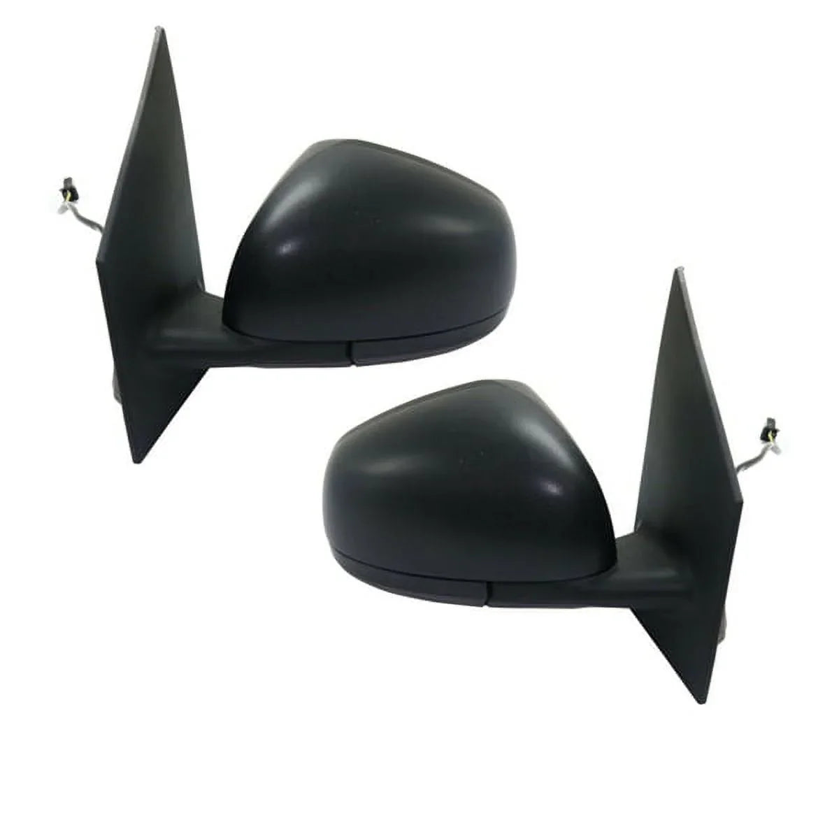 For 16 17 18 Sizemart Fortwo Rear View Mirror Assembly Power Heat Textured Sizeet Pair