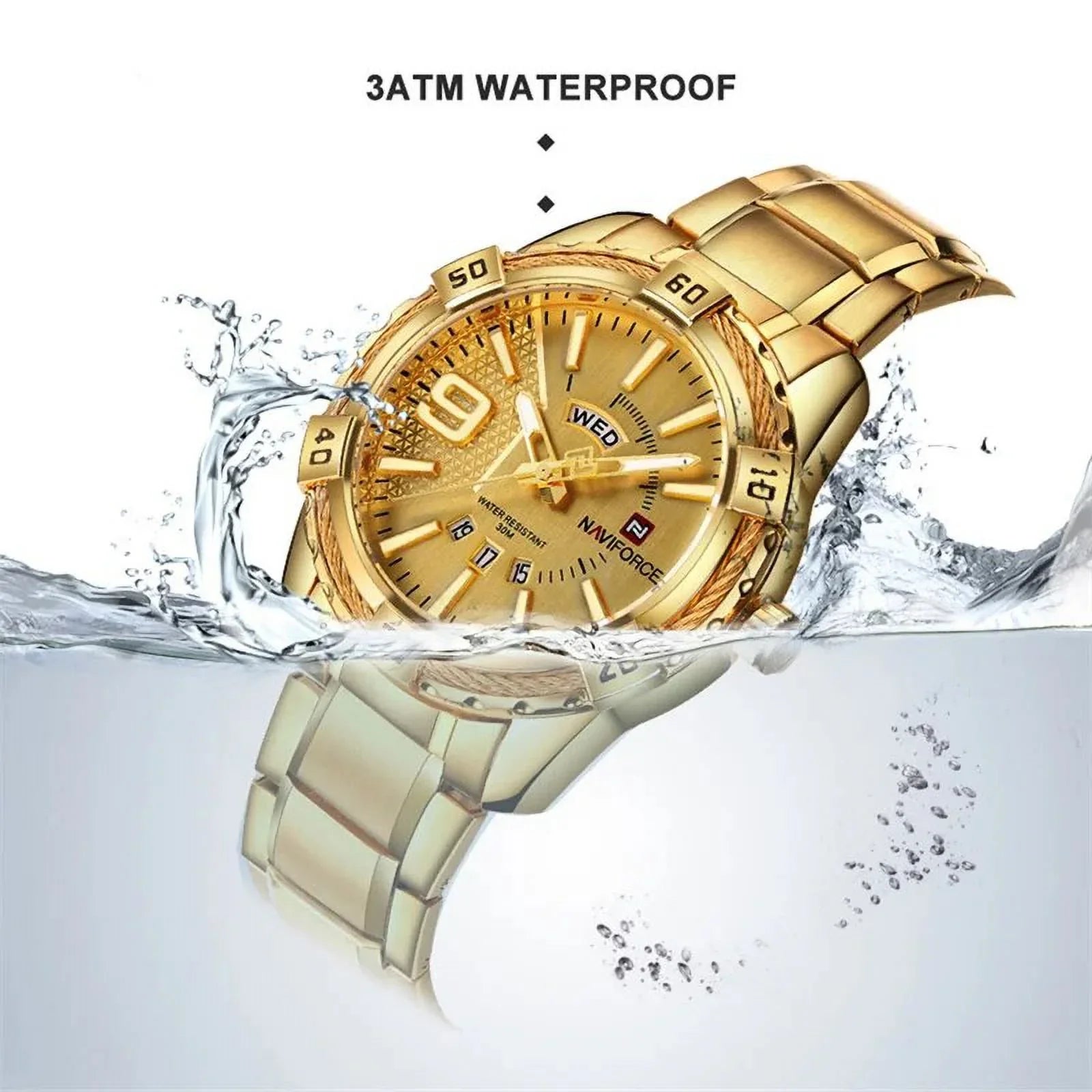 Luxury Brand Men's WristWatch Original Fashion Quartz Classic Watches For Men Waterproof Business Sizeteel Band Clock Man BB