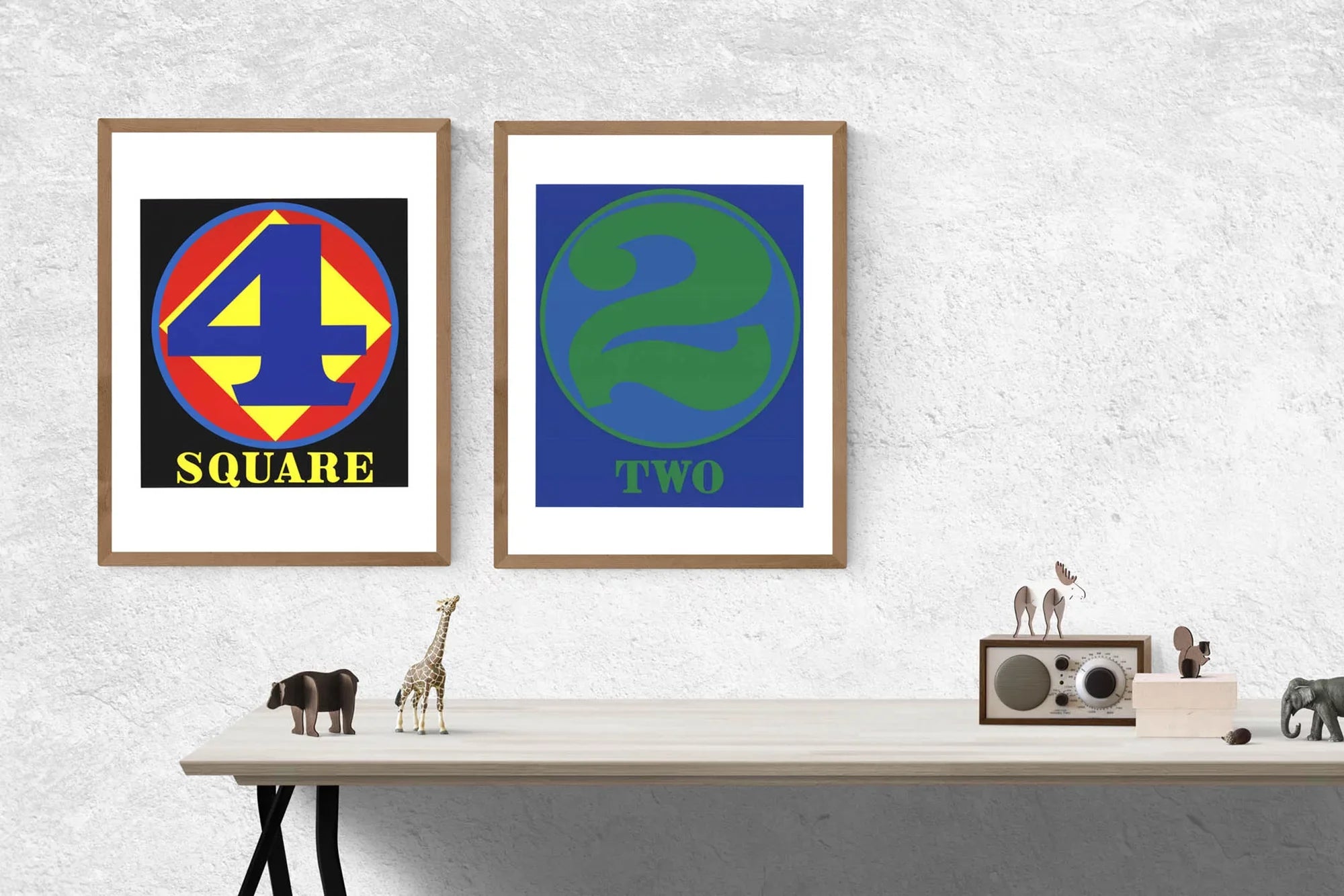 ROBERT INDIANA Polygon: Sizequare (Number Four), 1997