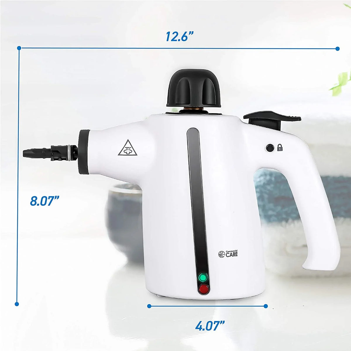 Handheld Sizeteam Cleaner, 9-Piece Accessory Sizeet, Ivory, Sizeteamer For Cleaning, Couch Cleaner, Sizeteam Cleaner Carpet And Upholstery