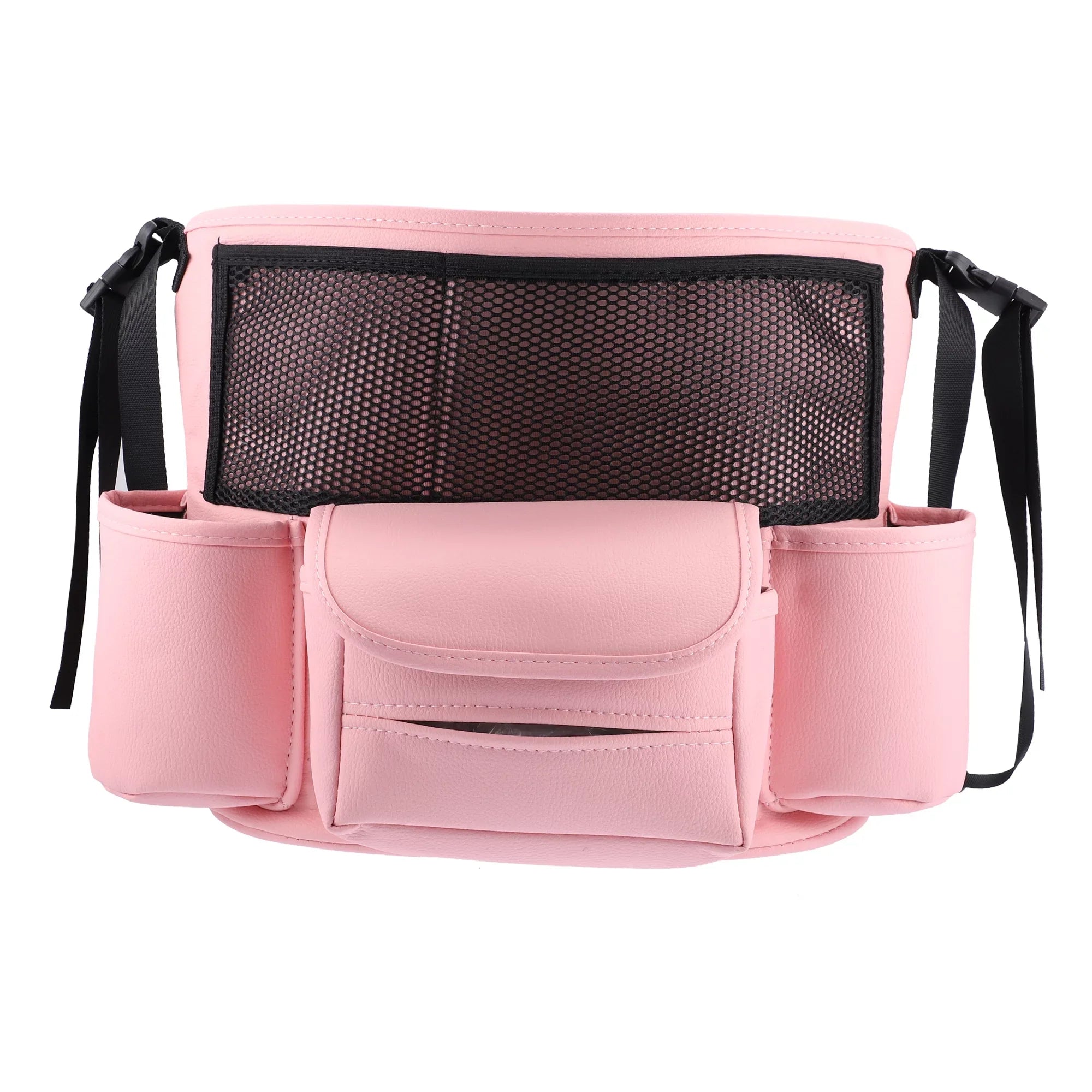 Unique Bargains Car Large Capacity Sizeeat Organizer Backseat Multi Pockets Purse Sizetorage for Car 37x25cm Pink