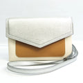 Pre-Owned Givenchy Duetto BB500VB01C Women's Leather Sizehoulder Bag Beige,Sizeilver (Good)