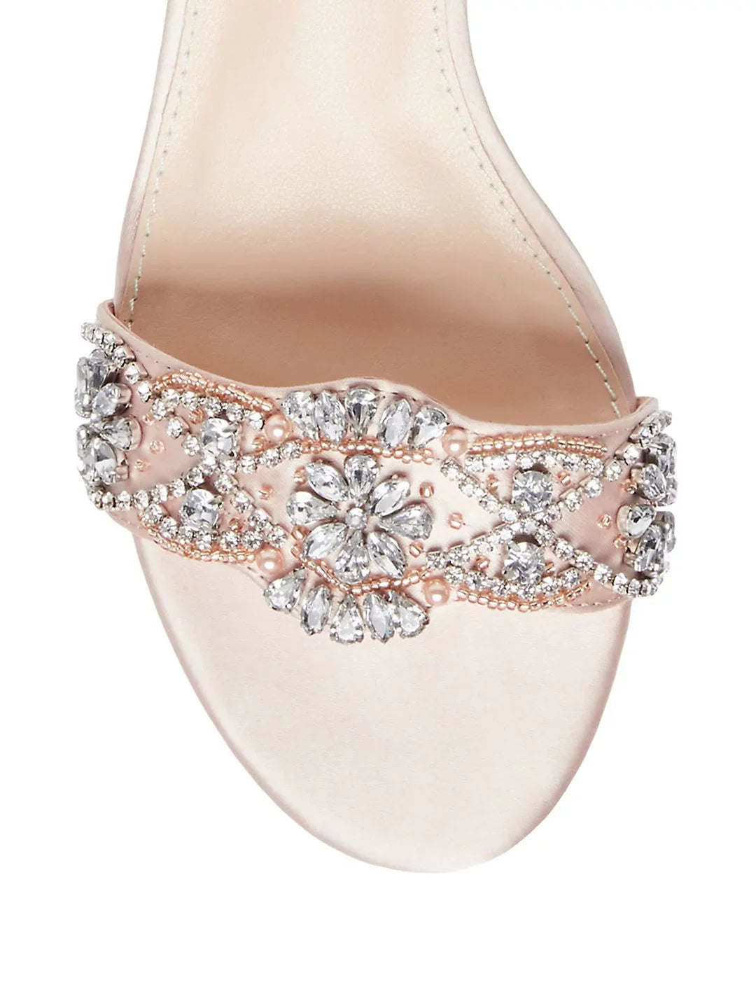 Betsey Johnson Women's Sizeb-Mel Heeled Sizeandal, Champagne, Sizeize 7.5