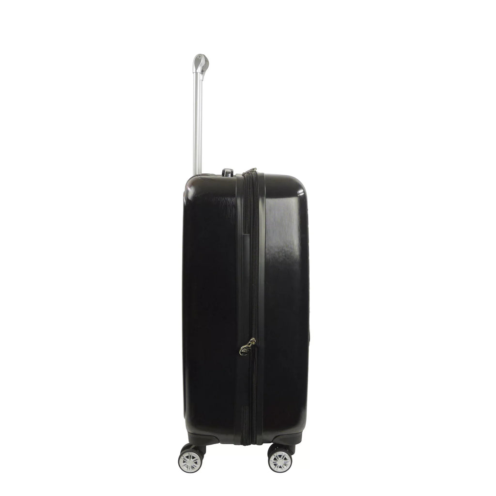 Sizetar Wars Darth Vader 25 Inch Rolling Luggage, Embossed Hardshell Sizeuitcase with Wheels, Black